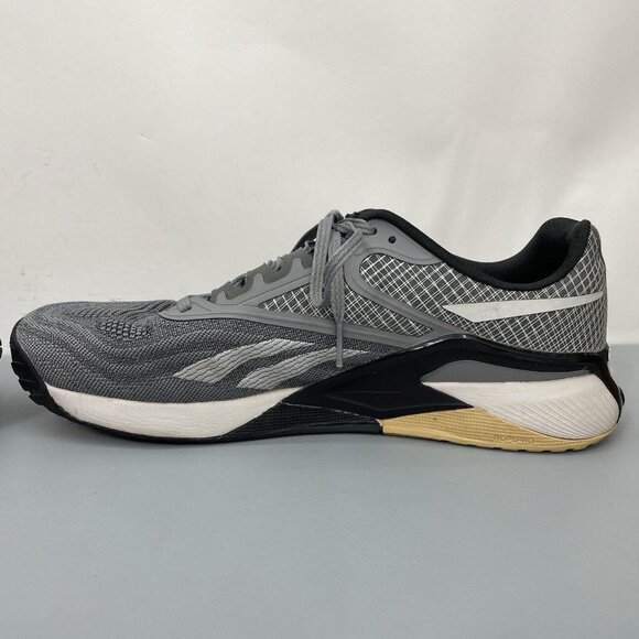Reebok Nano X2 Sneakers Shoes Athletic Training Gray Mens 11 - Picture 13 of 14